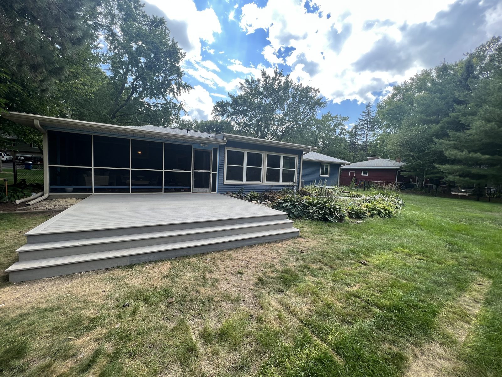 Addison outdoor living deck